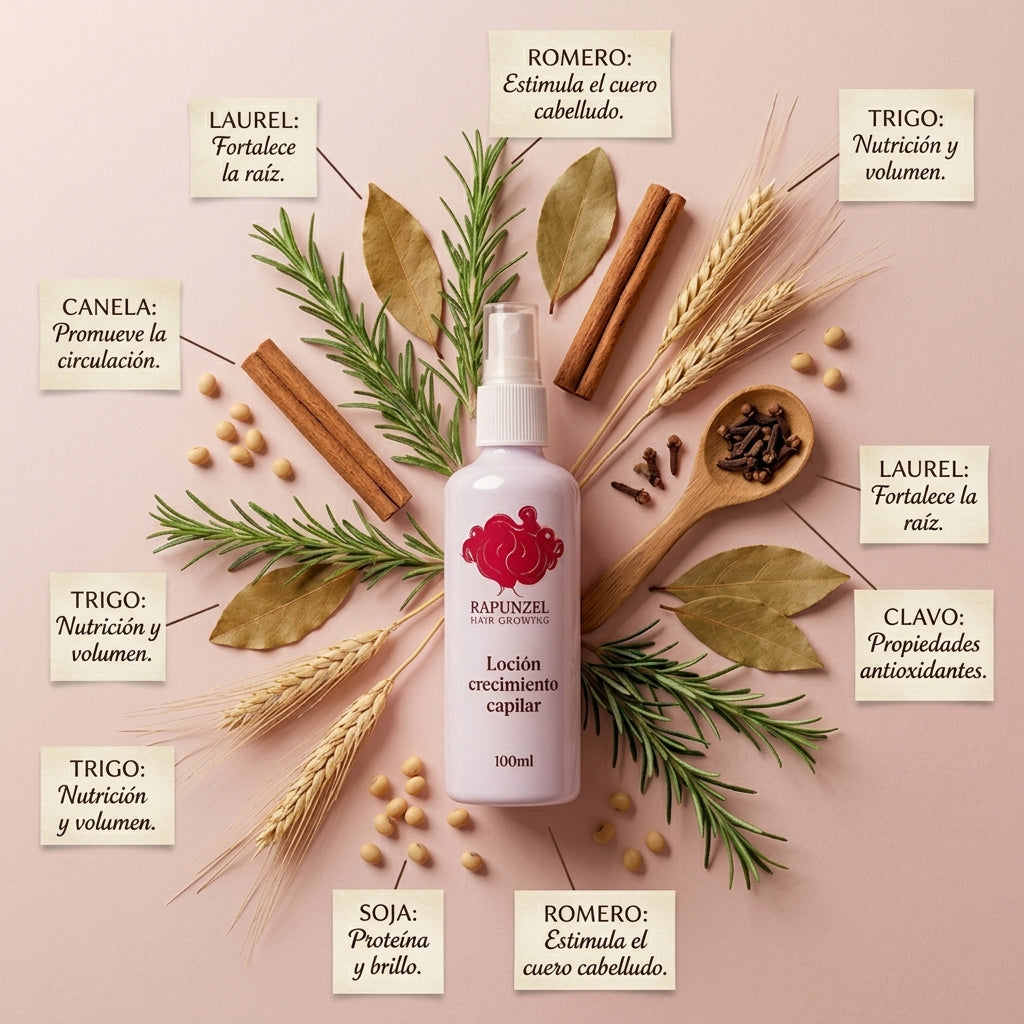 Loción Estimulante Rapunzel Crecimiento Capilar 100 ml